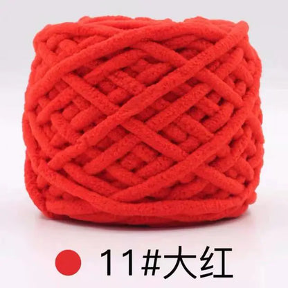 Blended Chenille Colorful Yarn for Knitting & Crocheting