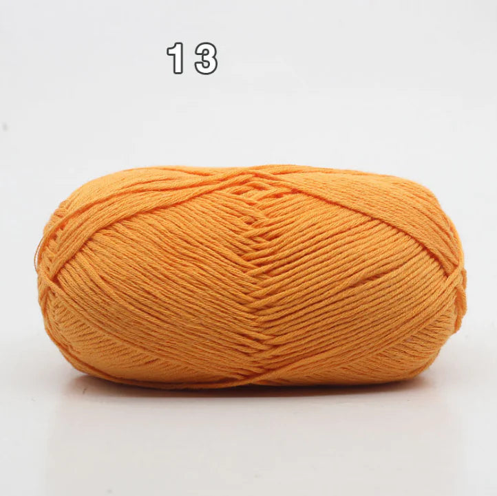 8-Ply Cotton Yarn for Baby Knitting and Crochet