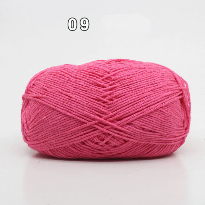 8-Ply Cotton Yarn for Baby Knitting and Crochet