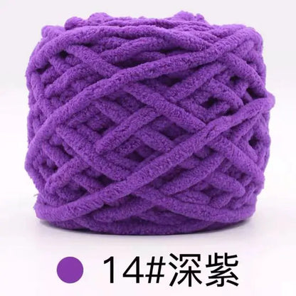 Blended Chenille Colorful Yarn for Knitting & Crocheting