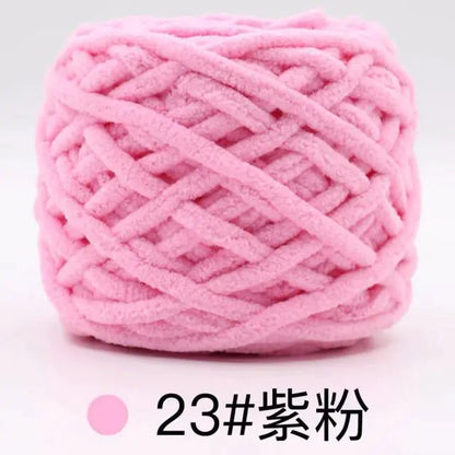 Blended Chenille Colorful Yarn for Knitting & Crocheting