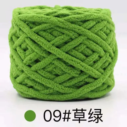 Blended Chenille Colorful Yarn for Knitting & Crocheting