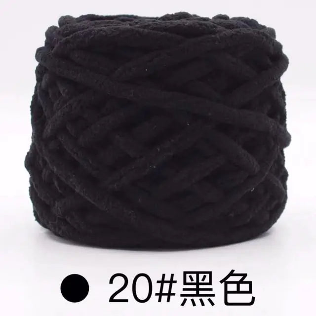 Blended Chenille Colorful Yarn for Knitting & Crocheting