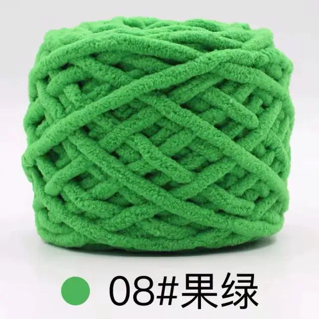 Blended Chenille Colorful Yarn for Knitting & Crocheting