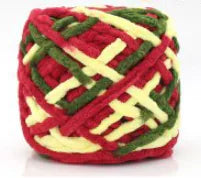 Blended Chenille Colorful Yarn for Knitting & Crocheting