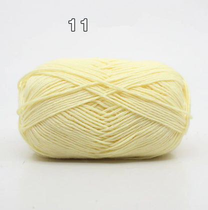 8-Ply Cotton Yarn for Baby Knitting and Crochet