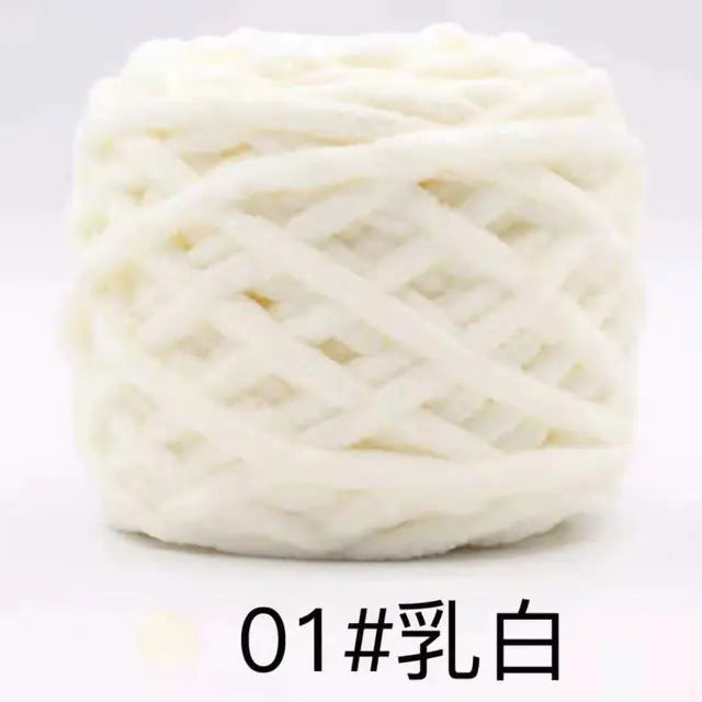 Blended Chenille Colorful Yarn for Knitting & Crocheting