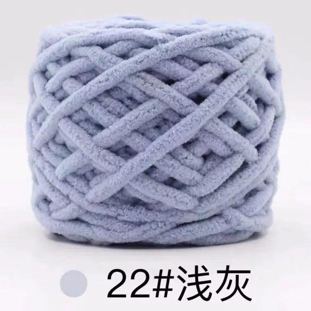 Blended Chenille Colorful Yarn for Knitting & Crocheting