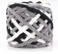 Blended Chenille Colorful Yarn for Knitting & Crocheting