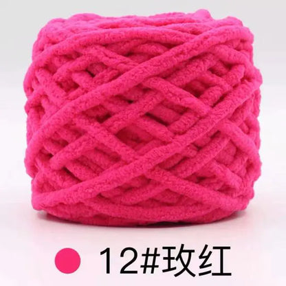 Blended Chenille Colorful Yarn for Knitting & Crocheting