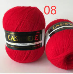 Cashmere-Like Soft Yarn in Bulky Acrylic Fiber