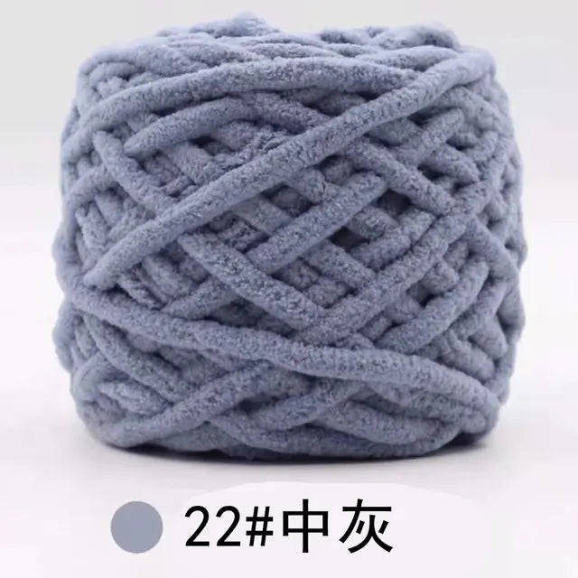 Blended Chenille Colorful Yarn for Knitting & Crocheting