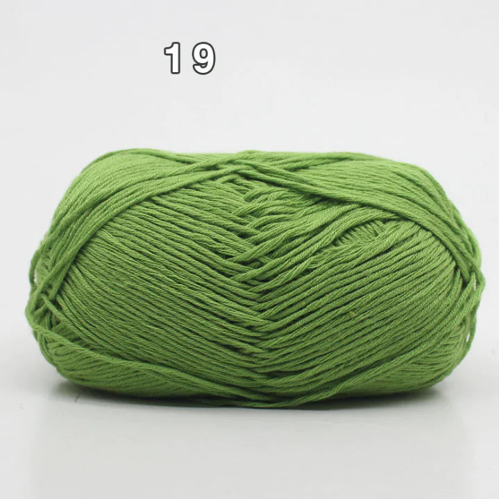 8-Ply Cotton Yarn for Baby Knitting and Crochet