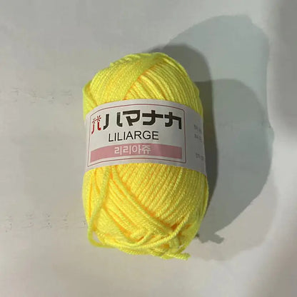 4-Ply Milk Cotton Yarn for Baby Dolls and Crochet