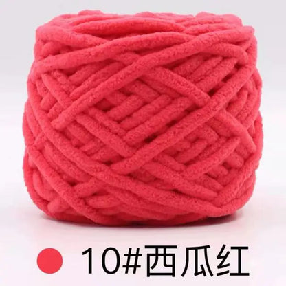 Blended Chenille Colorful Yarn for Knitting & Crocheting