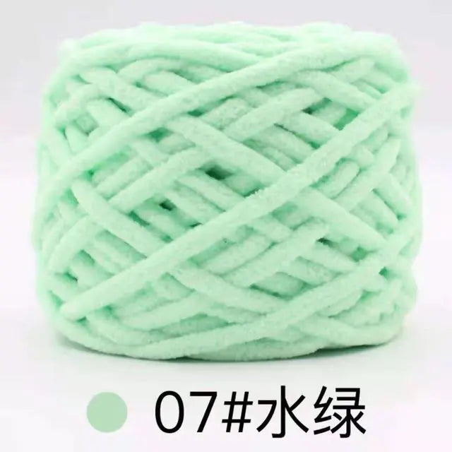 Blended Chenille Colorful Yarn for Knitting & Crocheting