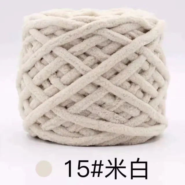 Blended Chenille Colorful Yarn for Knitting & Crocheting