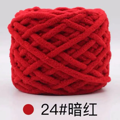 Blended Chenille Colorful Yarn for Knitting & Crocheting