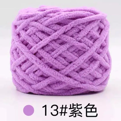 Blended Chenille Colorful Yarn for Knitting & Crocheting