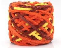 Blended Chenille Colorful Yarn for Knitting & Crocheting